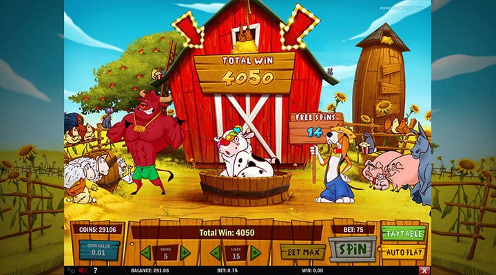 Crazy Cows Slot Screenshot 3